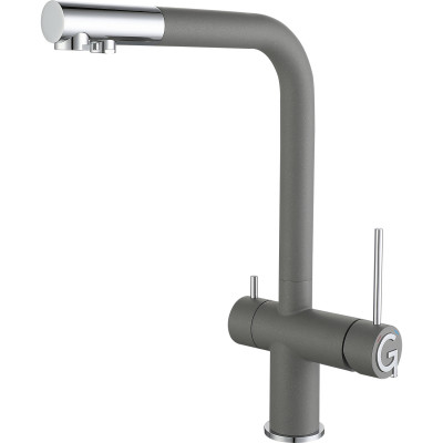 Смеситель RIVELATO Rivelato 1523513 grigio cromo