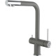 Смеситель RIVELATO Rivelato 1523513 grigio cromo