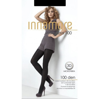 Колготки женские INNAMORE Microfibra 100 den, цвет чёрный (nero)