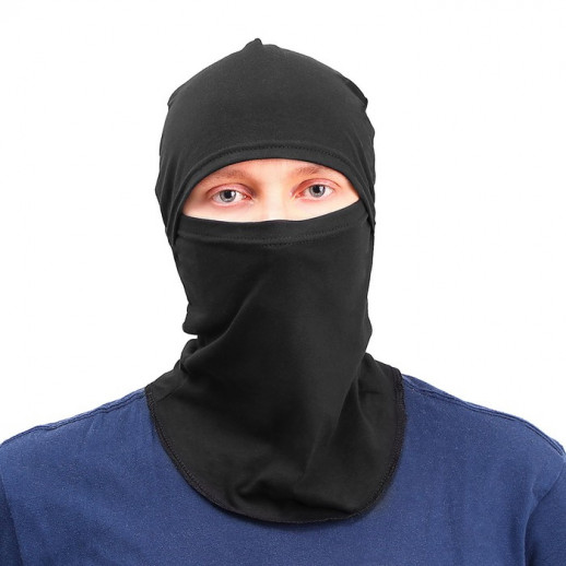 Балаклава, кулирка, цвет чёрный