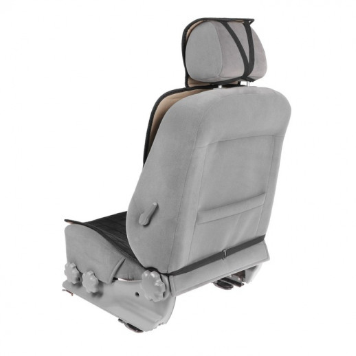 Накидка на переднее сиденье автомобиля 131х48 см, бежевый