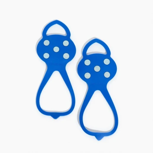 Ледоступы 5 шипов размер 26-35 , синие, детские