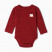 Боди с длинным рукавом Крошка Я Cherry Red, рост 62-68, вишневый