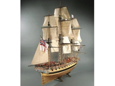 Сборная картонная модель Shipyard фрегат HMS Mercury (№66), 1/96