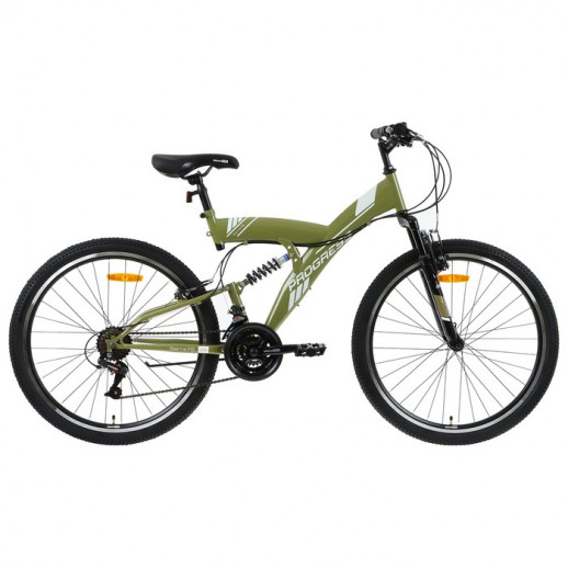 Велосипед 26" PROGRESS Sierra FS RUS, цвет хаки, р. 18"