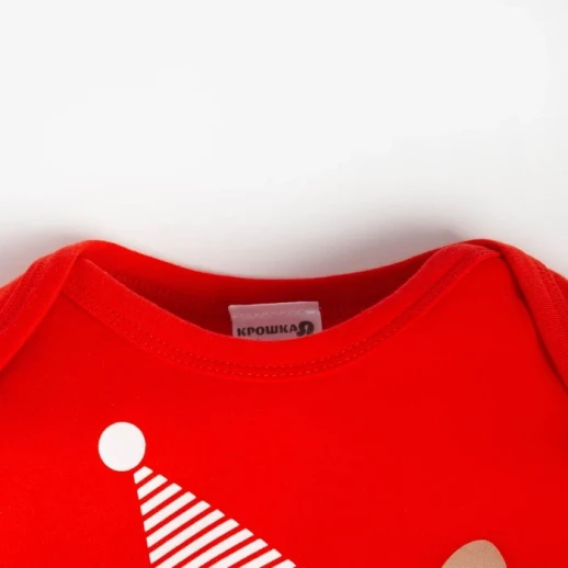 Комбинезон Крошка Я "Мишка", красный