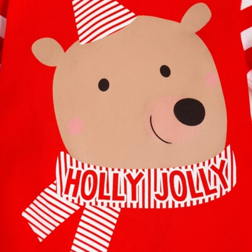 Комбинезон Крошка Я "Мишка", красный