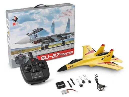 Р/У самолет XK Innovation SU27 340мм EPP 2.4G 3-ch LiPo RTF (белый)