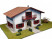 Сборная деревянная модель деревенского дома Artesania Latina Chalet kit de Caser?o con carro, 1/72