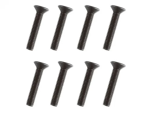 Винт с головкой под шестигранник, потайной М3х14мм, 8 шт.