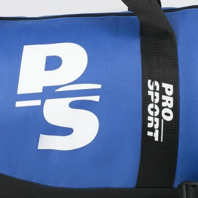 Сумка спортивная на молнии, наружный карман, цвет синий