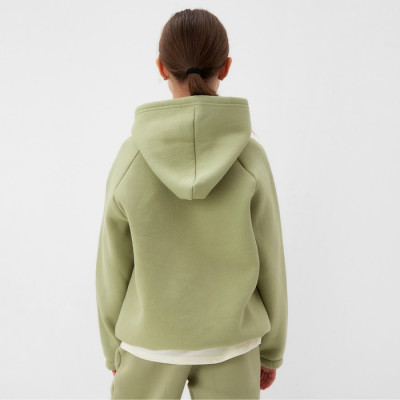 Толстовка (худи) детская MINAKU: CRUSH, цвет оливковый