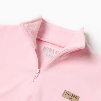 Костюм детский (толстовка, брюки) MINAKU цвет розовый, рост 80-86