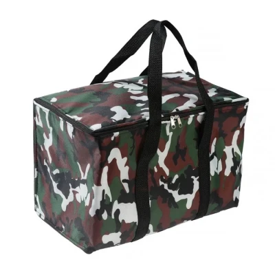 Термосумка, камуфляж серый, 17-18 л, 35х21х24 см