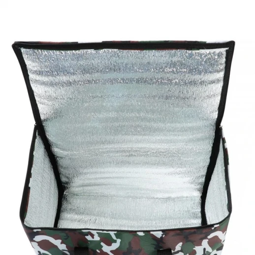 Термосумка, камуфляж серый, 17-18 л, 35х21х24 см