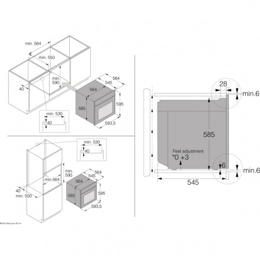Встраиваемый духовой шкаф ASKO ASKO OTP56BGH