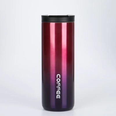 Термокружка, 500 мл, Coffee, сохраняет тепло 8 ч, розовая