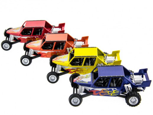 Машина Kinsmart Turbo Sadrail инерция (1/12шт.) б/к