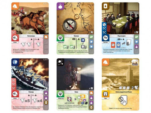 Настольная игра ZVEZDA "Цивилизация. От начала времён.", для компании