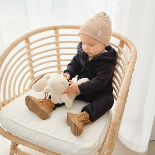 Костюм: толстовка и брюки Крошка Я, BASIC LINE, тёмно-серый