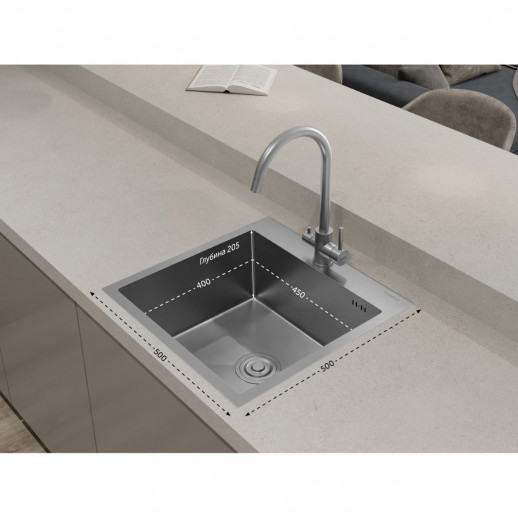 Кухонная мойка GRANFEST GranFest METAL 5050 inox