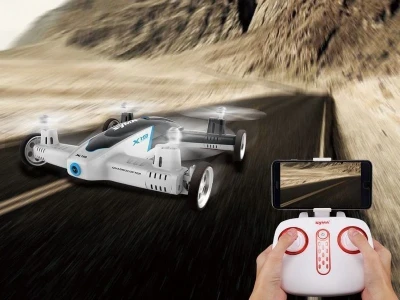 Р/У квадрокоптер Syma X19W Летающая машина с FPV трансляцией Wi-Fi 6-AXIS 2.4G RTF