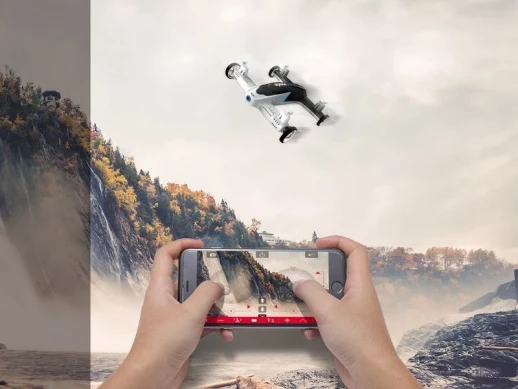 Р/У квадрокоптер Syma X19W Летающая машина с FPV трансляцией Wi-Fi 6-AXIS 2.4G RTF