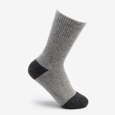 Носки женские из монгольской шерсти, цвет серый (37-39)