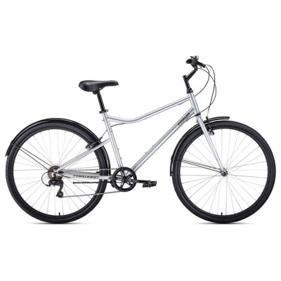 Велосипед 28" Forward Parma 2022, цвет чёрный матовый/белый, р. 19"