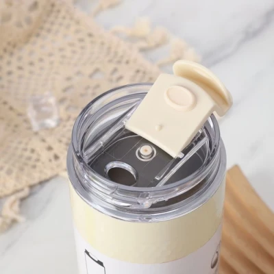 Термокружка, 440 мл, Путешествие, сохраняет тепло до 6 ч, белая