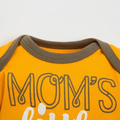 Боди Крошка Я Mom's boy, жёлтый