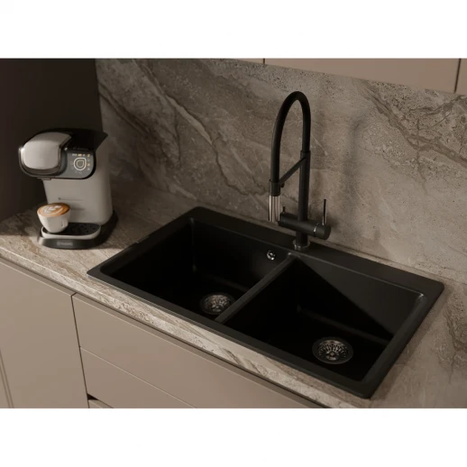Смеситель RIVELATO Rivelato 1523517 nero cromo