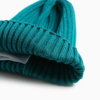 Шапка детская MINAKU р-р 56-58, цв. морской волны