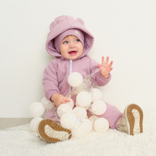 Костюм: толстовка и брюки Крошка Я, BASIC LINE, цвет розовый