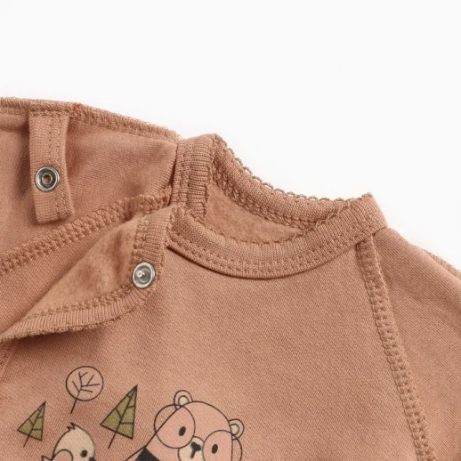 Боди детский, НАЧЁС, цвет коричневый