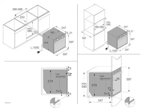 Встраиваемые электрические духовки ASKO ASKO OCS8664S