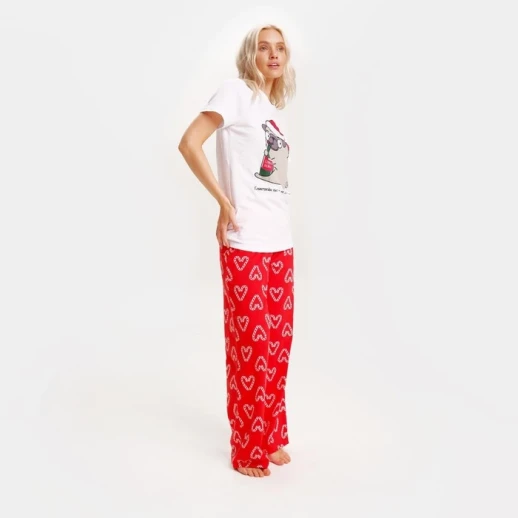 Пижама новогодняя женская KAFTAN «Мопс»