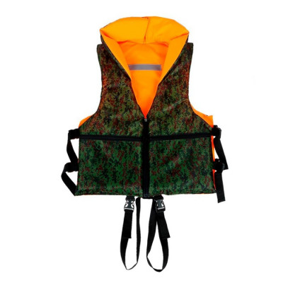 Жилет страховочный YUGANA, двухсторонний с подголовником