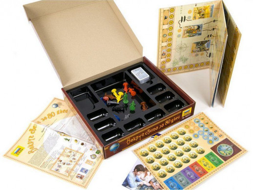 Настольная игра ZVEZDA "Вокруг света за 80 дней", семейная