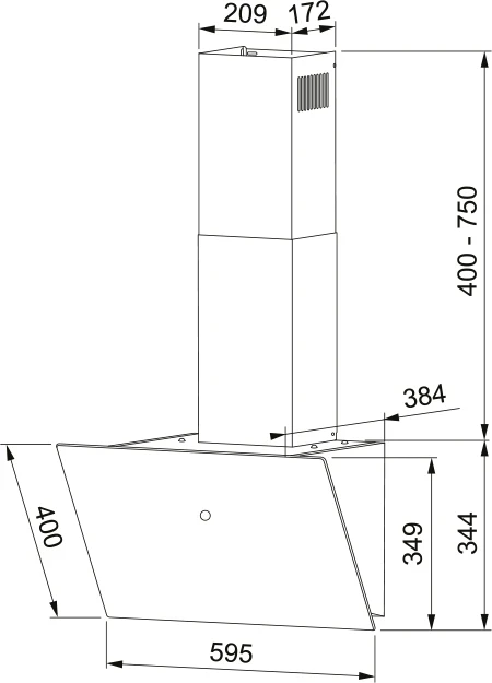 Вытяжка Franke Вытяжка Franke REFLECT 60 BK (330.0702.909)