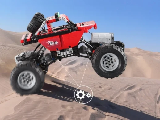 Р/У конструктор CADA deTech Off-Road Crawler (489 деталей)