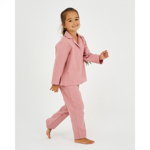 Пижама детская для девочки KAFTAN "Звездочки", р. 98-104, розовый