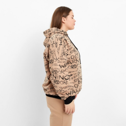 Худи женское , цвет бежевый