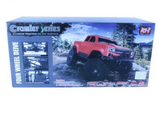 Радиоуправляемый трофи Remo Hobby Trial Rigs Truck 10275 (синий) 4WD 2.4G 1/10 RTR