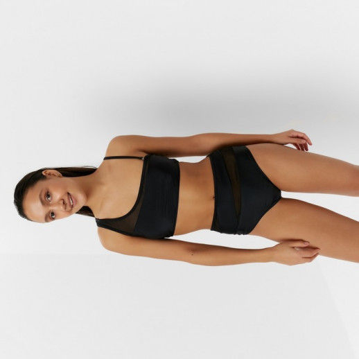 Купальник женский раздельный со вставками MINAKU цвет черный