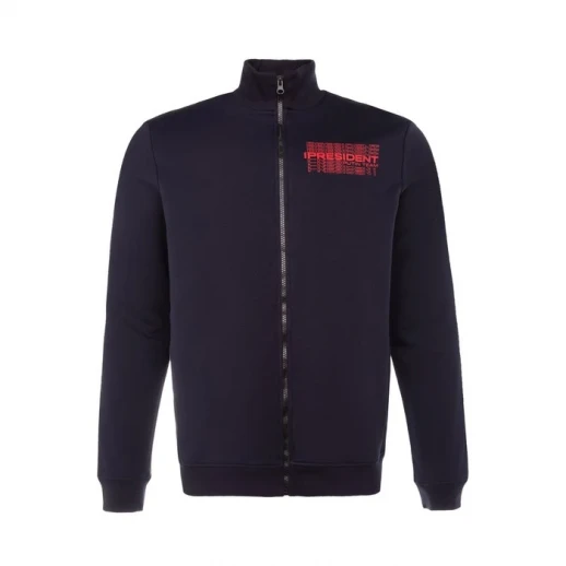 Толстовка на молнии President, цвет чёрный