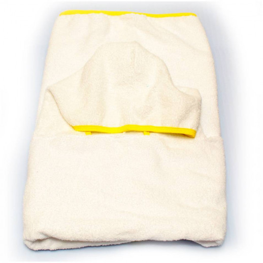 Полотенце пончо детское ЛЕС ТЕКСТИЛЬ PN-009-W White 120см*70см