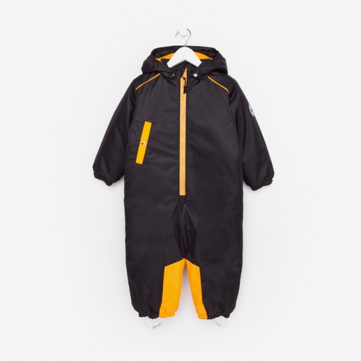 Комбинезон детский, цвет чёрный/оранжевый