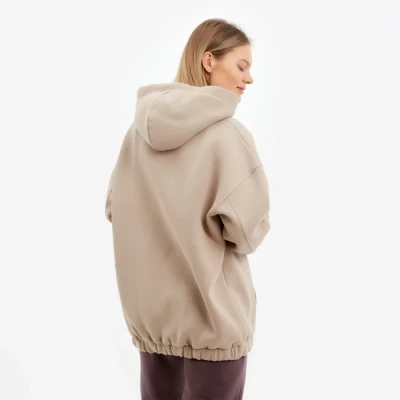 Худи женское НАЧЁС, цвет бежевый, размер M (42-46)