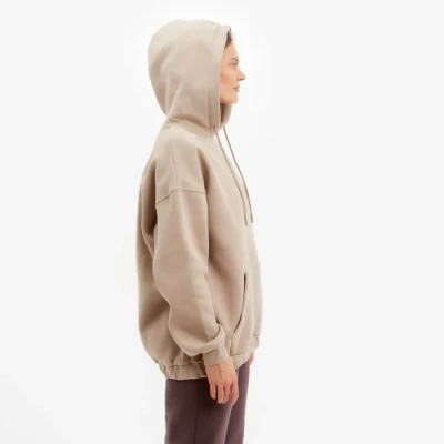 Худи женское НАЧЁС, цвет бежевый, размер M (42-46)